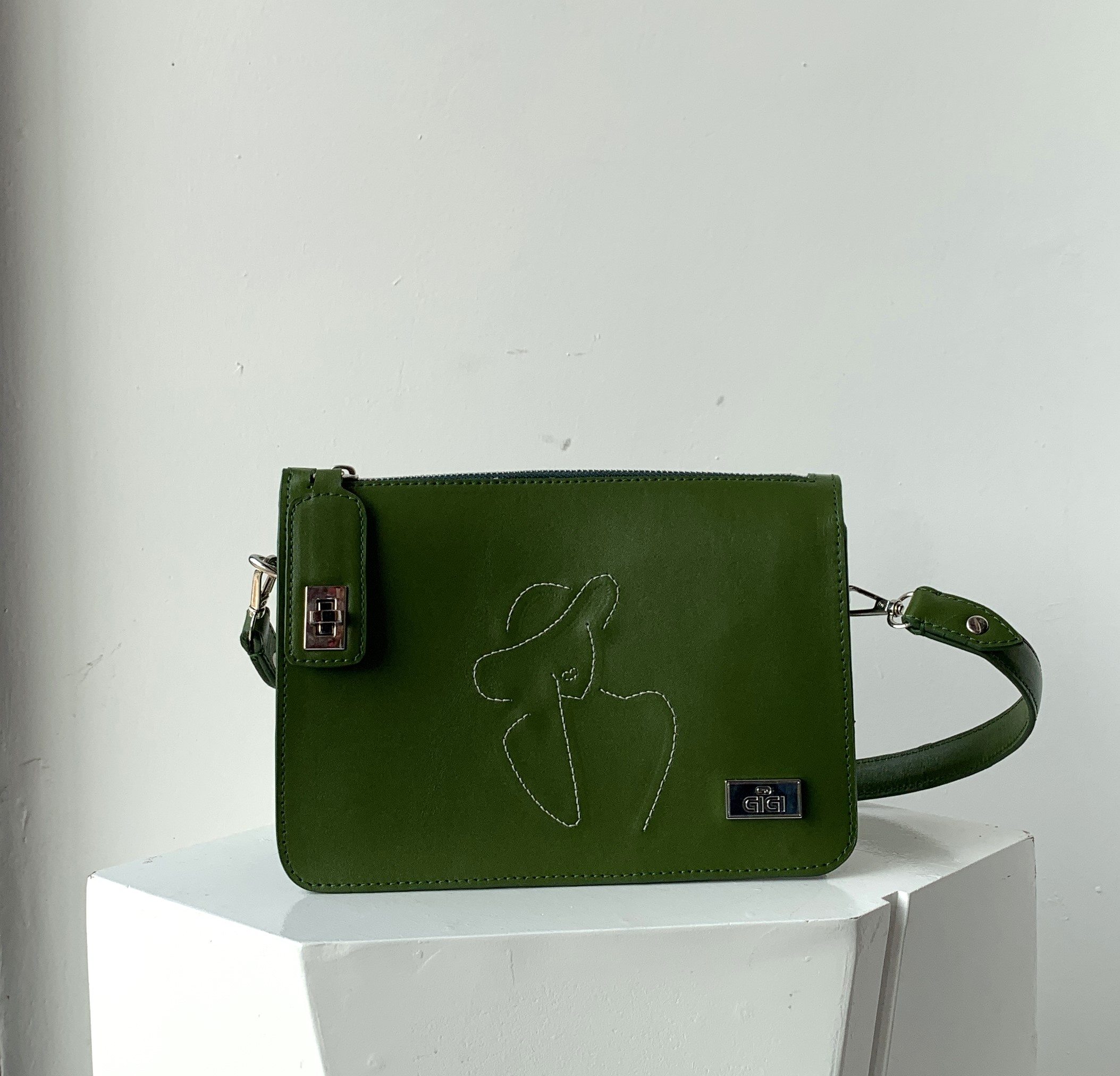 mini clutch bag front
