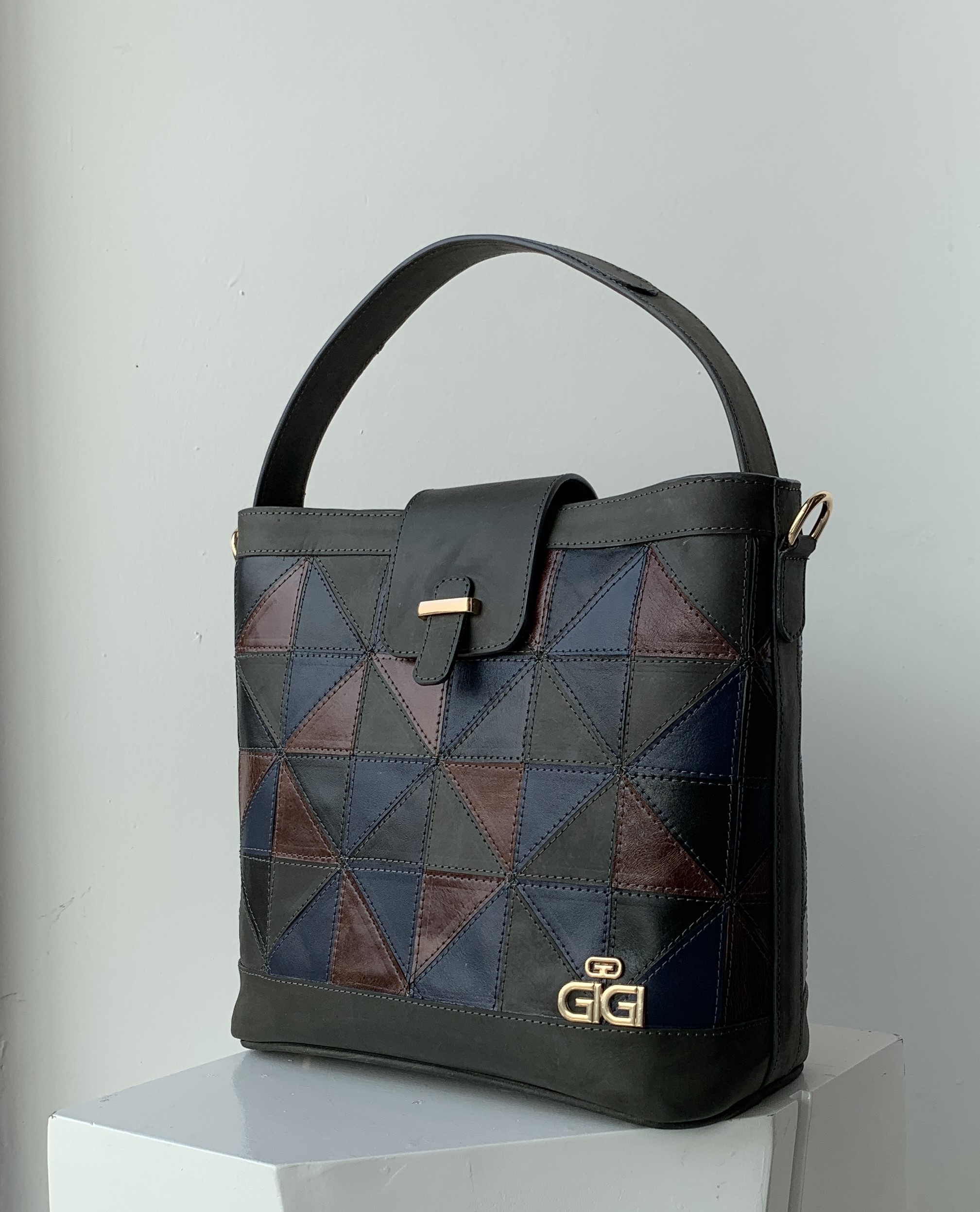 patchwork handbag 3D